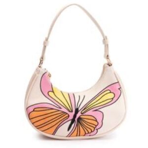 NWT Women's Keily Hobo Small Shoulder Bag - Cream Multi